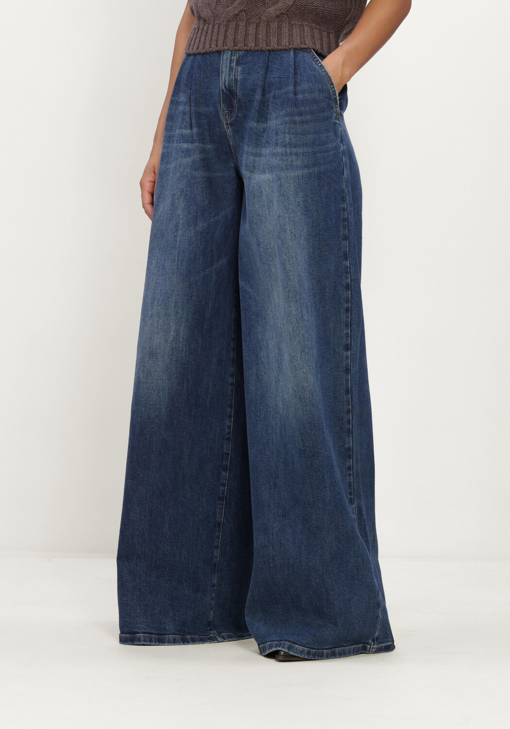 Blauwe JANICE Wide jeans DOLLAR 469 - large