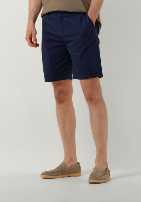 Donkerblauwe SCOTCH & SODA Korte broek STUART - GARMENT-DYED PIMA COTTON CHINO SHORT - large