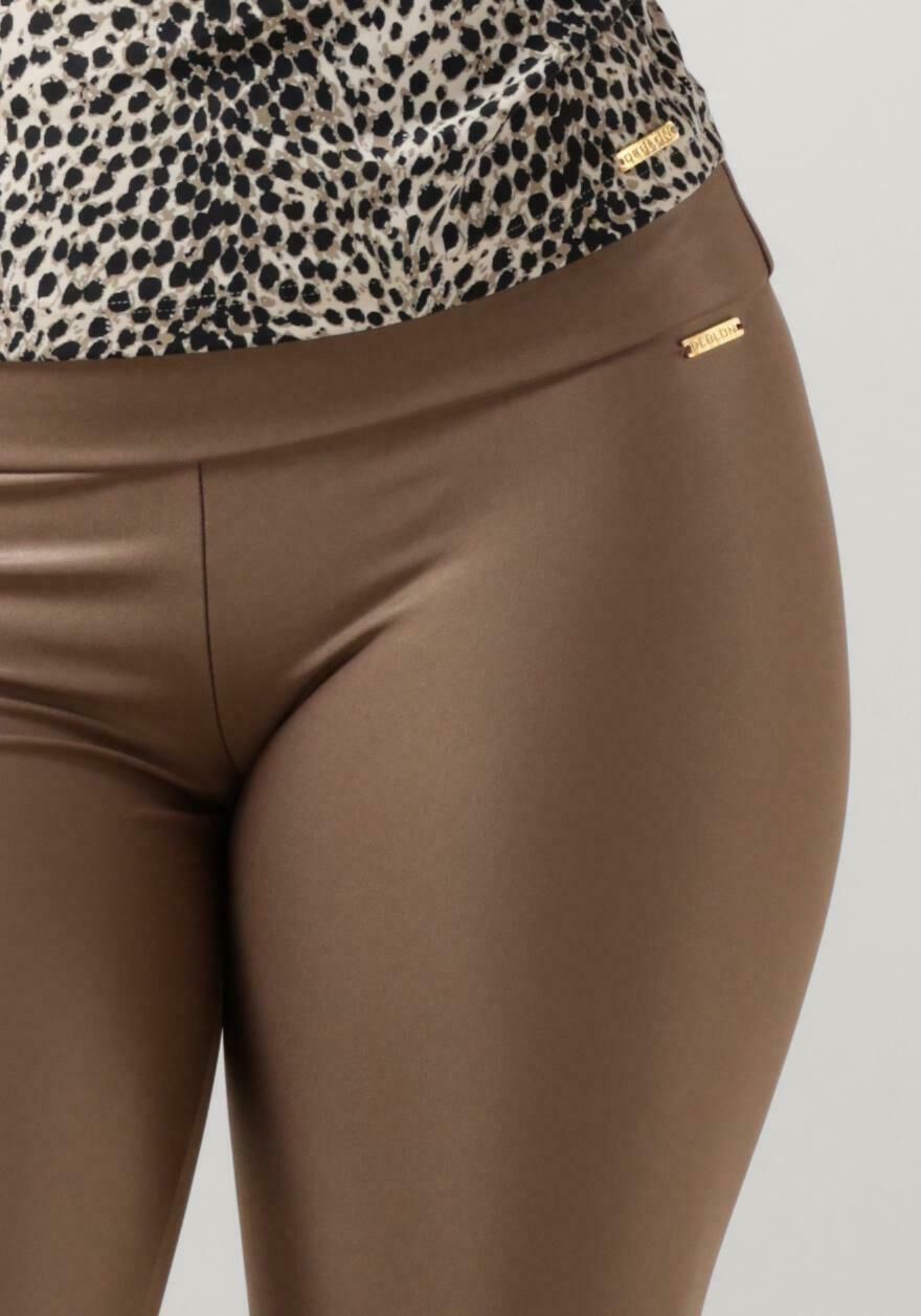 DEBLON SPORTS Dames Broeken Clara Shine Leggings High Waistband Taupe