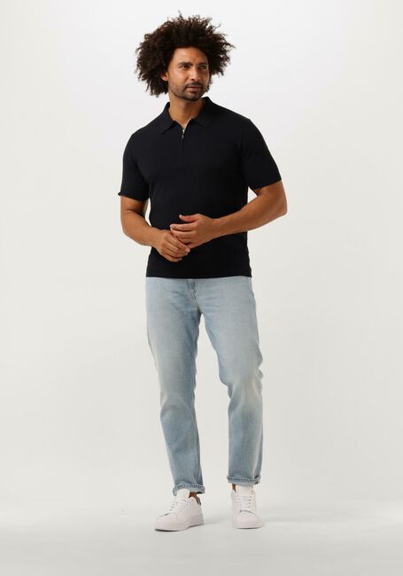 Donkerblauwe TIGER OF SWEDEN Polo ORBIT SS - large