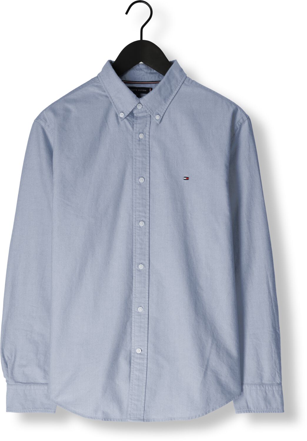 TOMMY HILFIGER Heren Overhemden Solid Heritage Oxford Rf Shirt Blauw