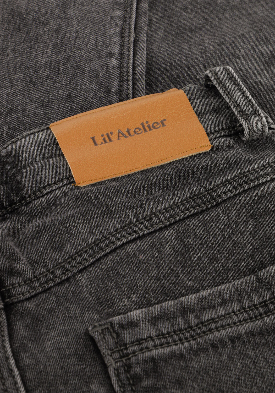 Donkergrijze LIL' ATELIER Slim fit jeans NMNNADIE REG JEANS 4442-CI LIL - large