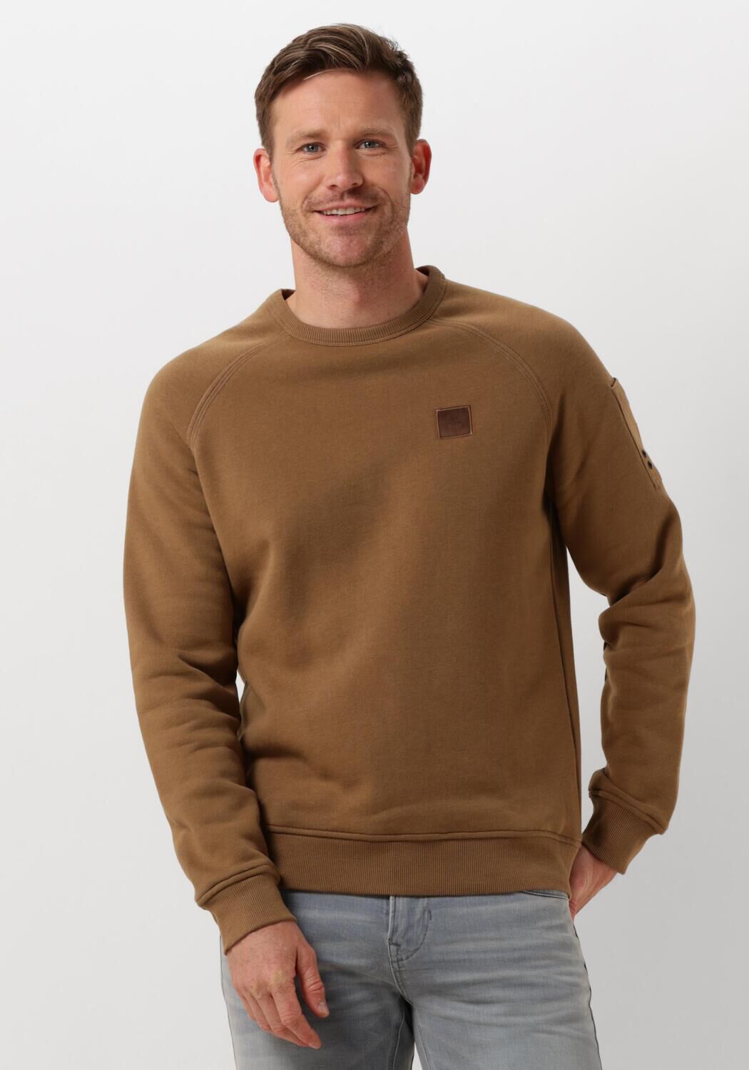 PME LEGEND Heren Truien & Vesten Crewneck Soft Fleece Sweat Bruin