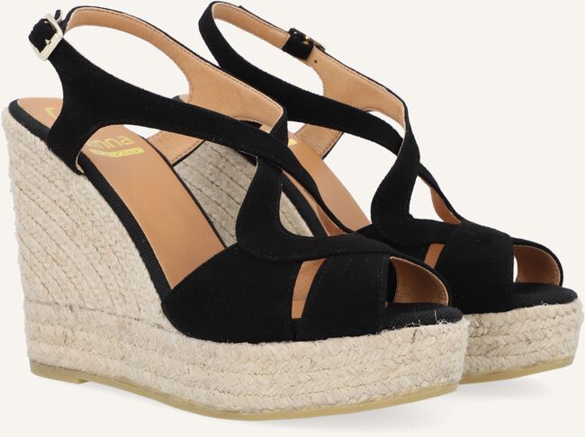 Zwarte KANNA Platte sandalen SOFIA Zwarte KANNA Platte sandalen SOFIA - large