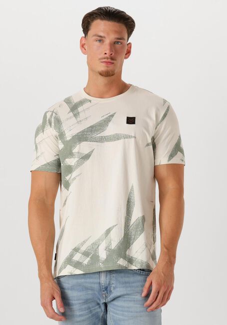 Groene PME LEGEND T-shirt SINGLE JERSEY PANEL PRINT - large