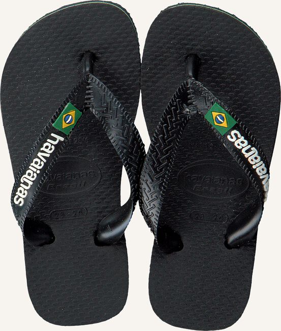 Zwarte HAVAIANAS Teenslippers BRASIL LOGO KIDS Zwarte HAVAIANAS Teenslippers BRASIL LOGO KIDS - large