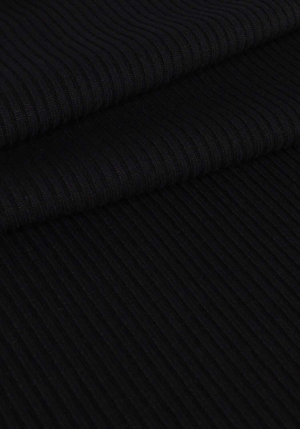 Zwarte ALIX THE LABEL Mini jurk LADIES KNITTED ASYMMETRIC DRESS - large