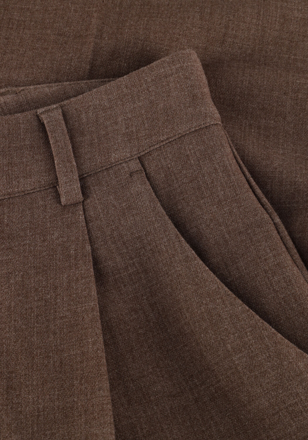 Bruine MSCH COPENHAGEN Wijde broek MSCHROSINA MICHELLE HW PANTS - large