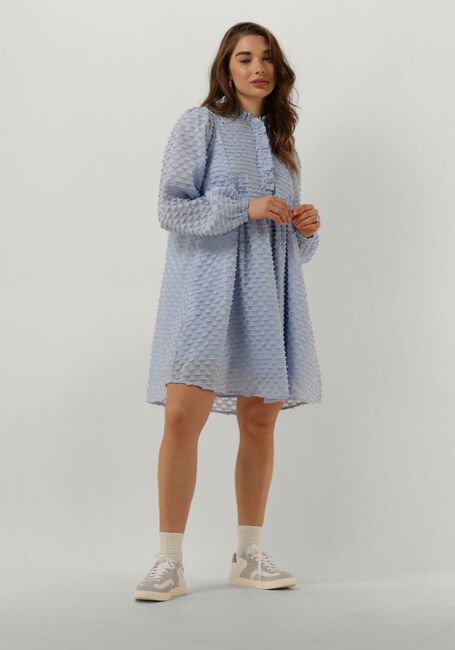 Lichtblauwe CO'COUTURE Mini jurk KARLY DRESS - large