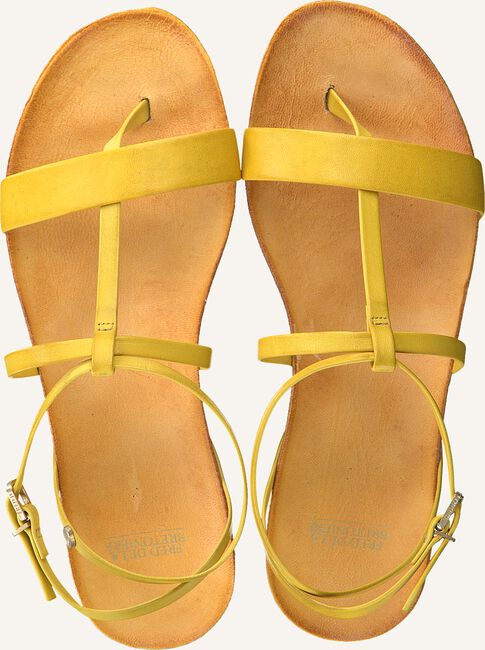 Gele FRED DE LA BRETONIERE Platte sandalen 170010065 Gele FRED DE LA BRETONIERE Platte sandalen 170010065 - large
