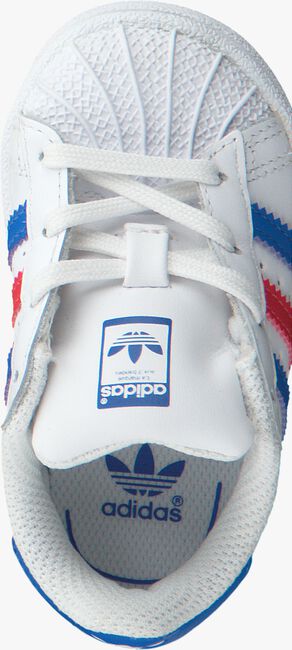 Witte ADIDAS Lage sneakers SUPERSTAR KIDS 1 - large