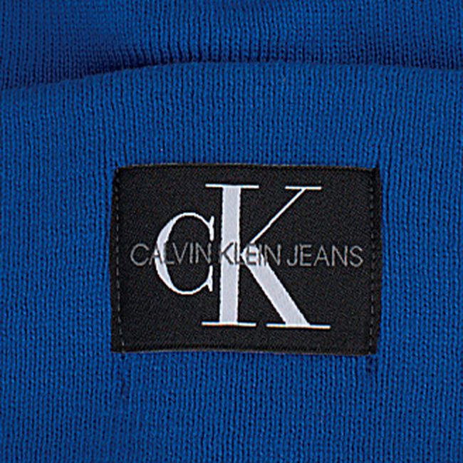 Blauwe CALVIN KLEIN Muts J MONOGRAM BEANIE M Blauwe CALVIN KLEIN Muts J MONOGRAM BEANIE M - large