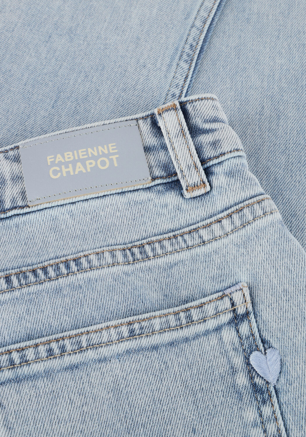 Lichtblauwe FABIENNE CHAPOT Flared jeans EVA FLARE JEANS - large