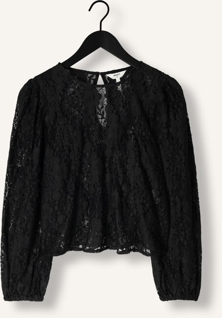 Zwarte OBJECT Top OBJBEVERLY L/S LO TOP Zwarte OBJECT Top OBJBEVERLY L/S LO TOP - large