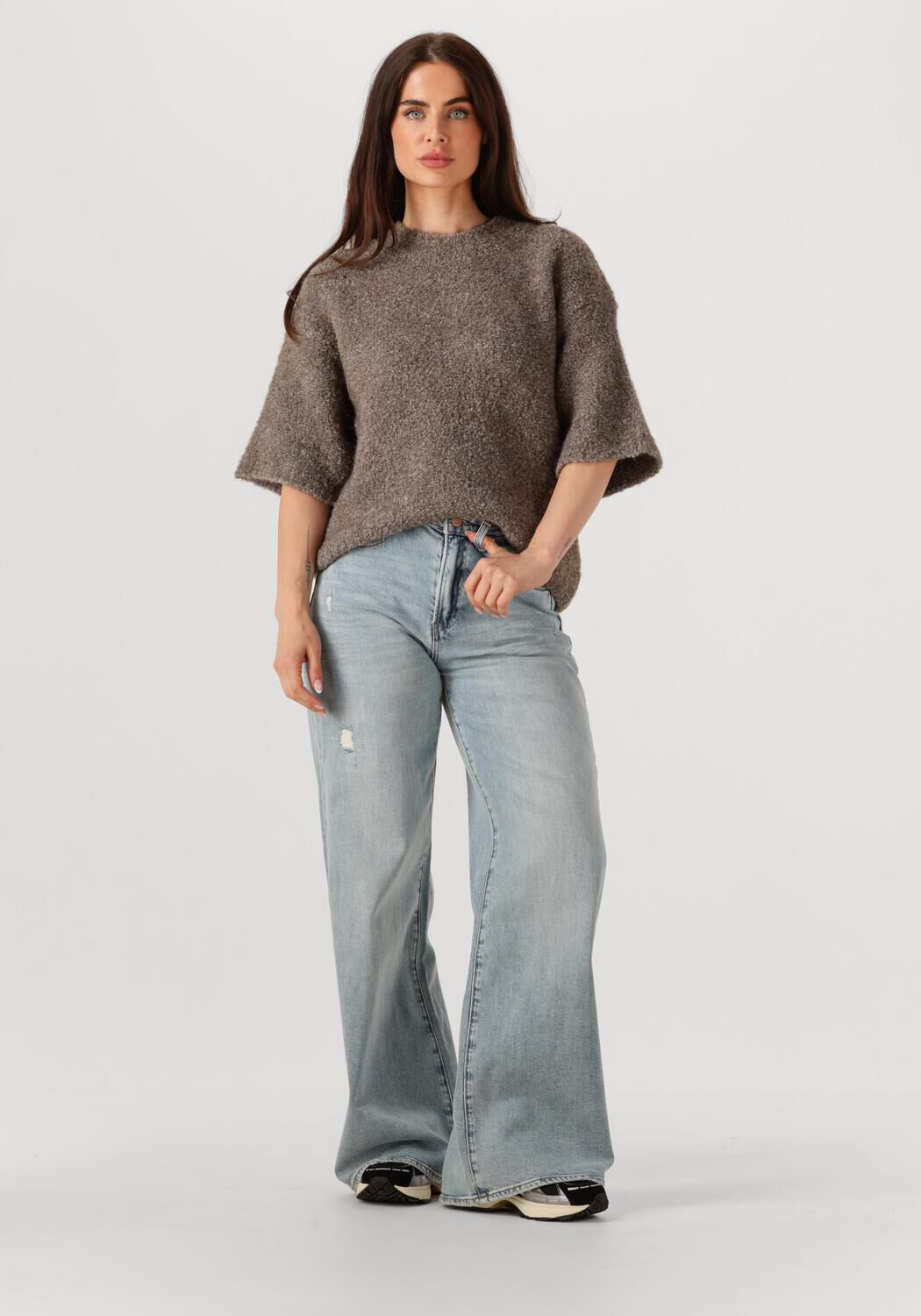 Taupe AMERICAN VINTAGE Trui ZOLLY - large