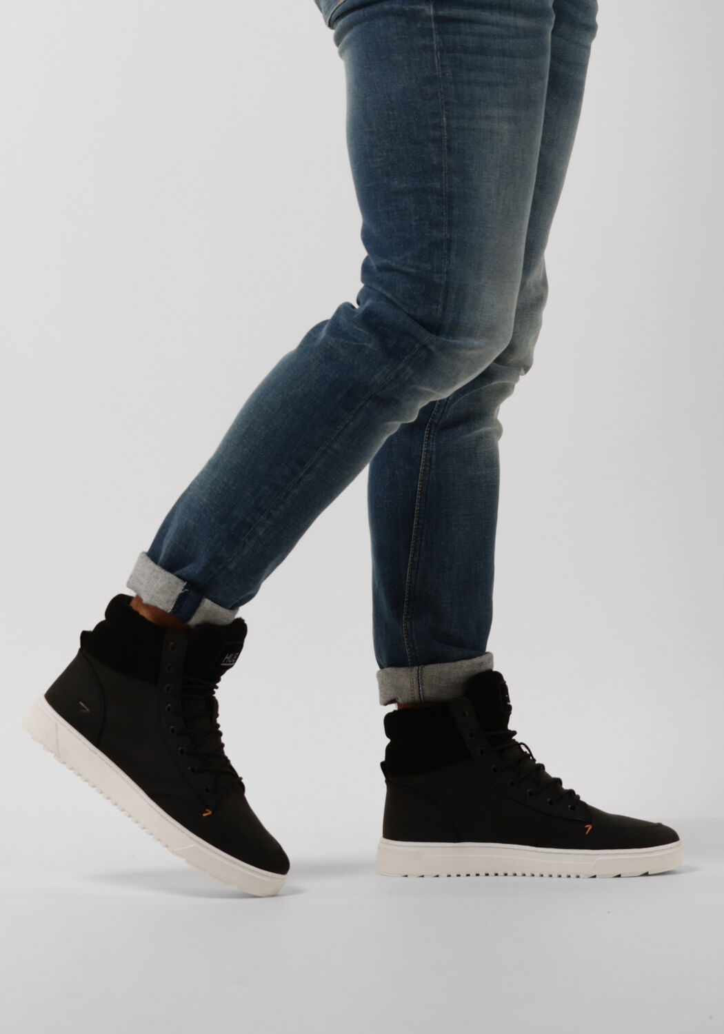 Zwarte HUB Hoge sneakers DUBLIN 2.0 - large