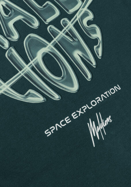 Donkergroene MALELIONS T-shirt SPACE T-SHIRT - large