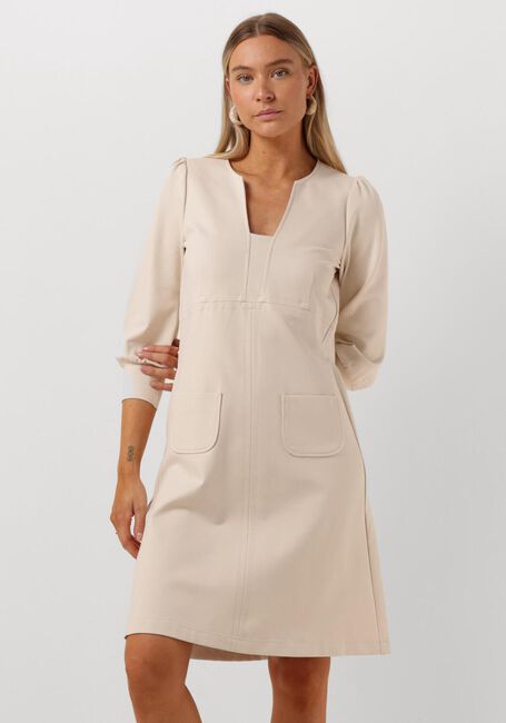Witte SUMMUM Mini jurk DRESS WITH POCKETS PUNTO MILANO - large