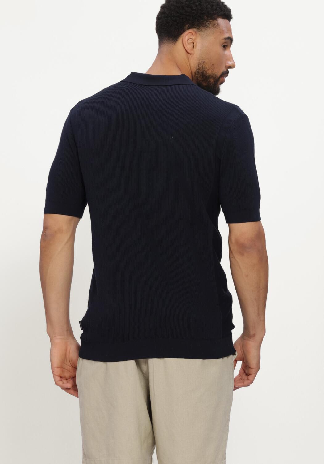 Donkerblauwe SAINT STEVE Polo EVAN-S - large