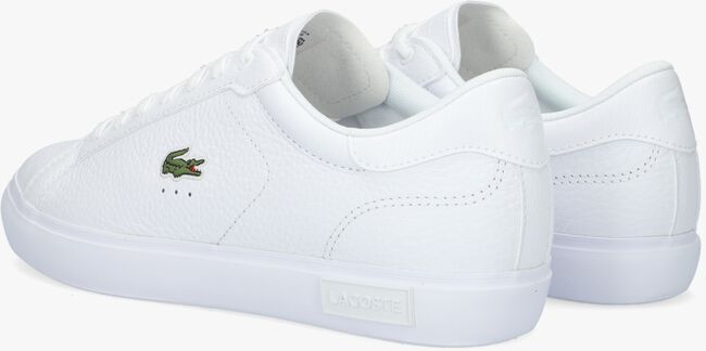 Witte LACOSTE Lage sneakers POWERCOURT - large