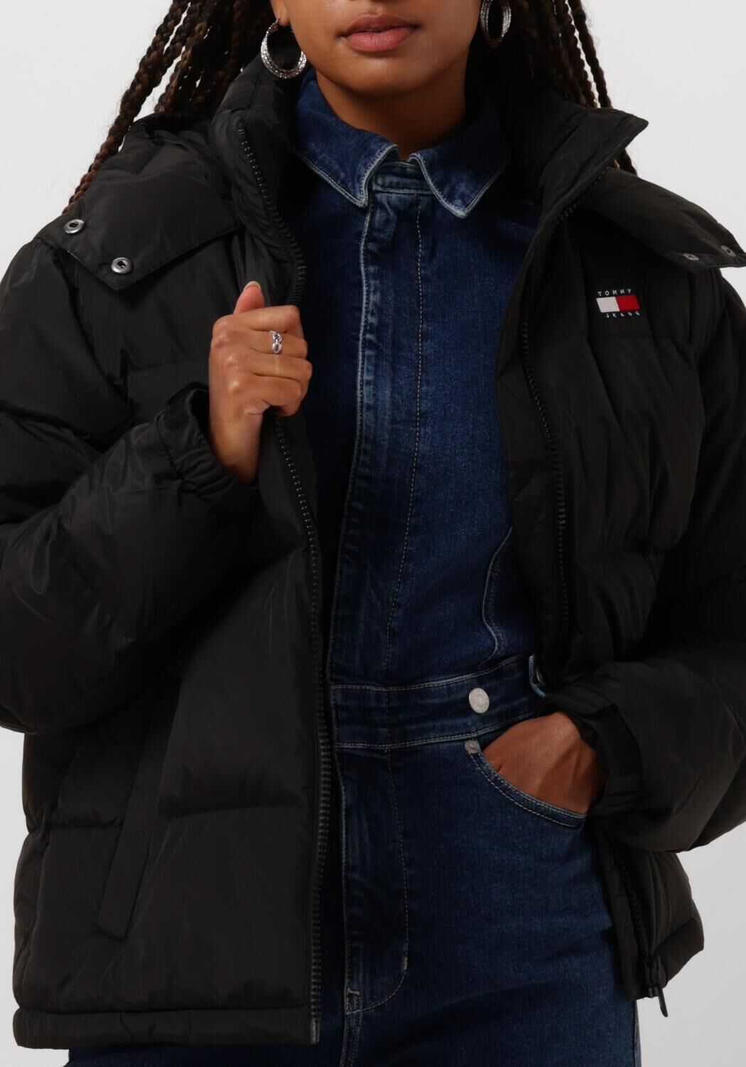 TOMMY JEANS Dames Jassen Tjw Alaska Puffer Ex Zwart