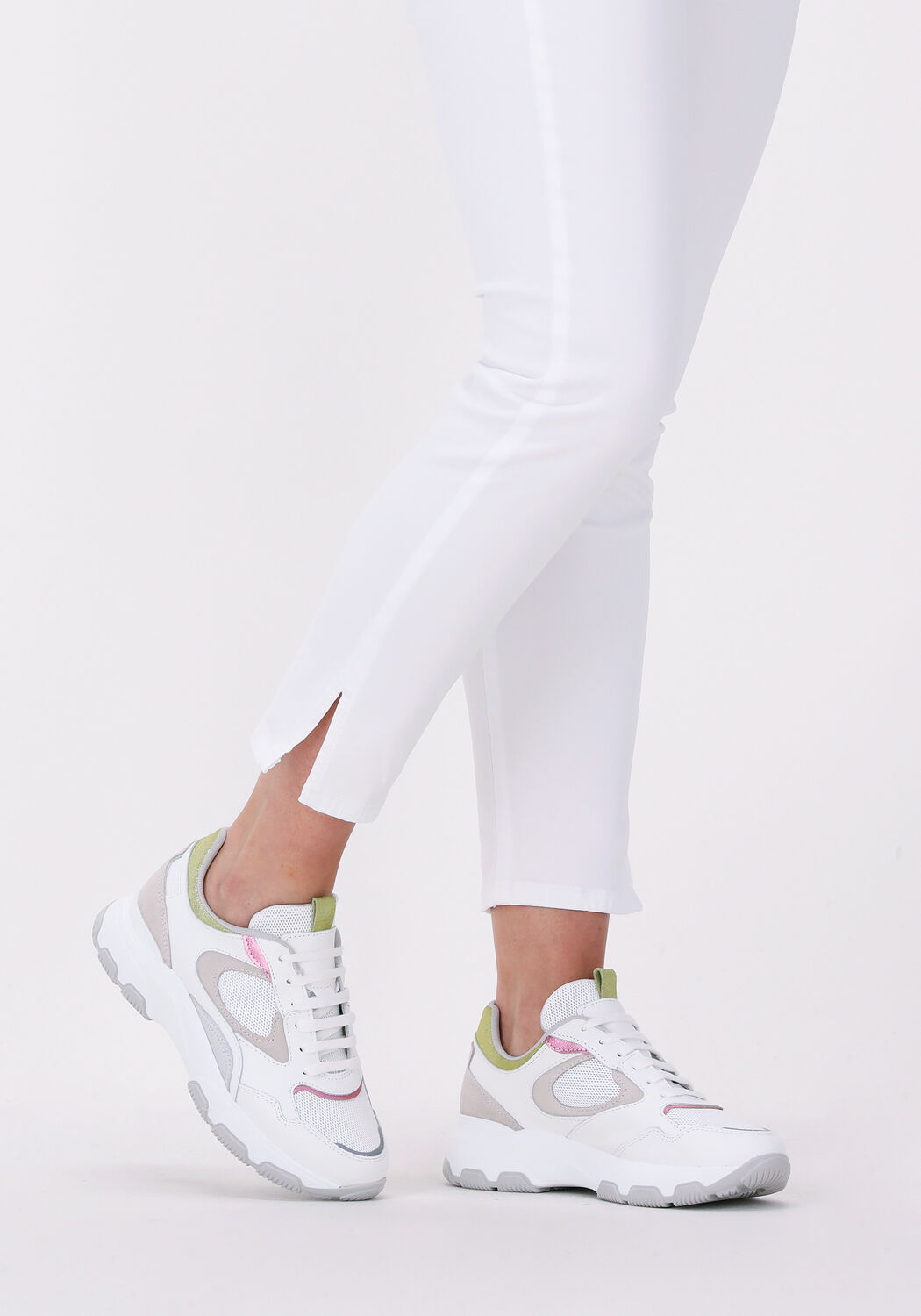 Witte PALPA Lage sneakers SKARA - large