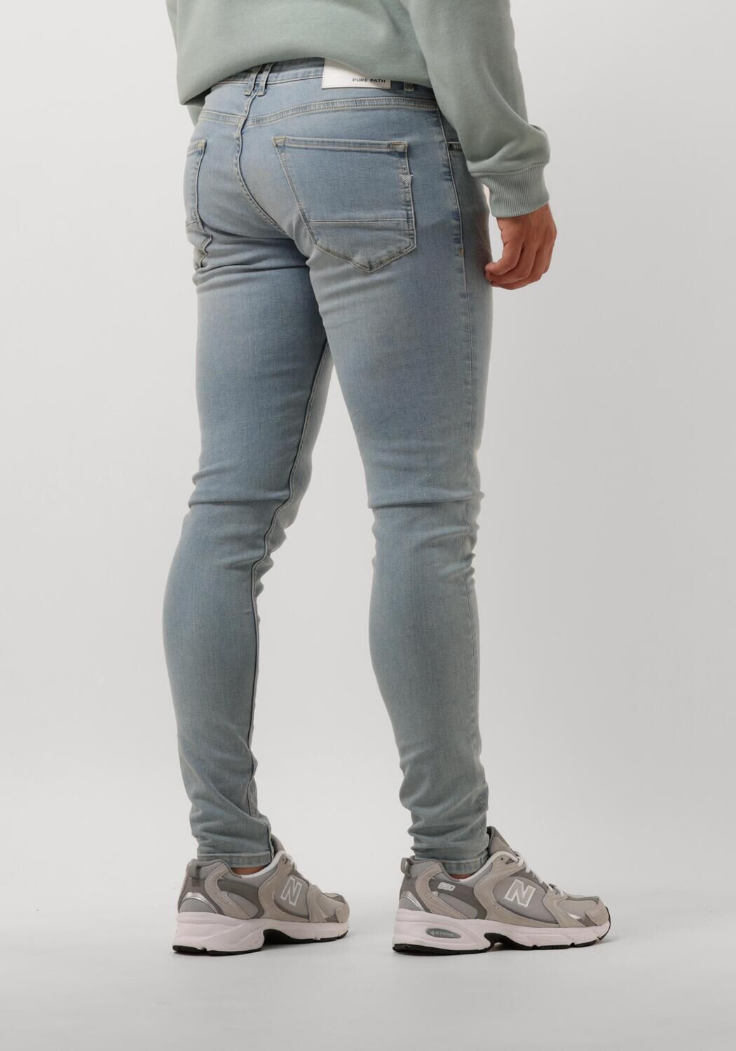 PURE PATH Heren Jeans W1208 The Dylan Blauw