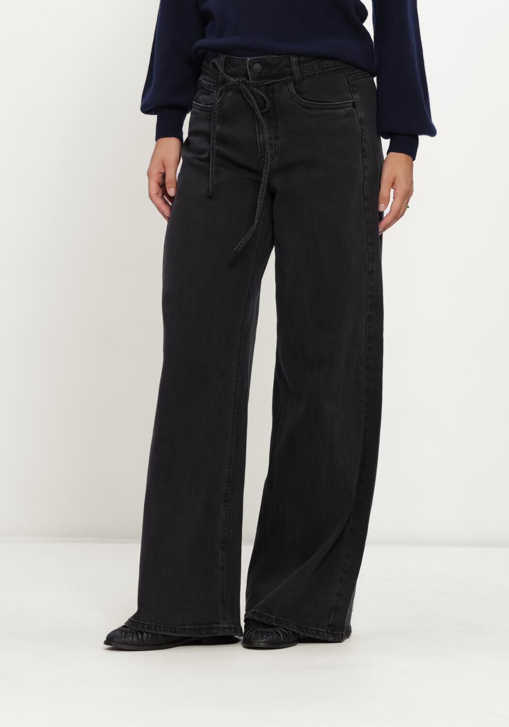 Donkerblauwe MY ESSENTIAL WARDROBE Jassen MWKARO 144 MID X-WIDE