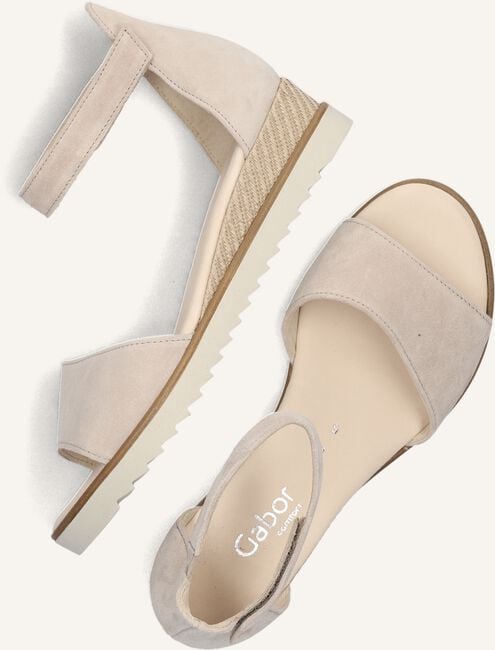 Beige GABOR Sandalen met hak 780.2 Beige GABOR Sandalen met hak 780.2 - large
