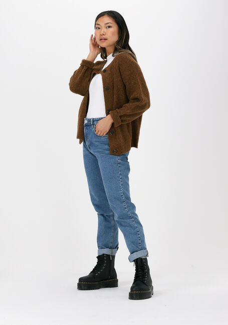 Bruine SELECTED WOMEN Vest SLFLULU LS KNIT SHORT CARDIGAN Bruine SELECTED WOMEN Vest SLFLULU LS KNIT SHORT CARDIGAN - large