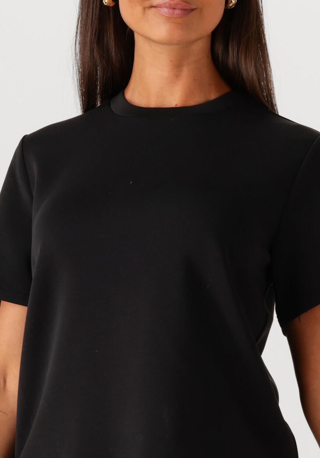 SELECTED FEMME Dames Tops & T-shirts Slftenny Ss Boxy O-neck Zwart