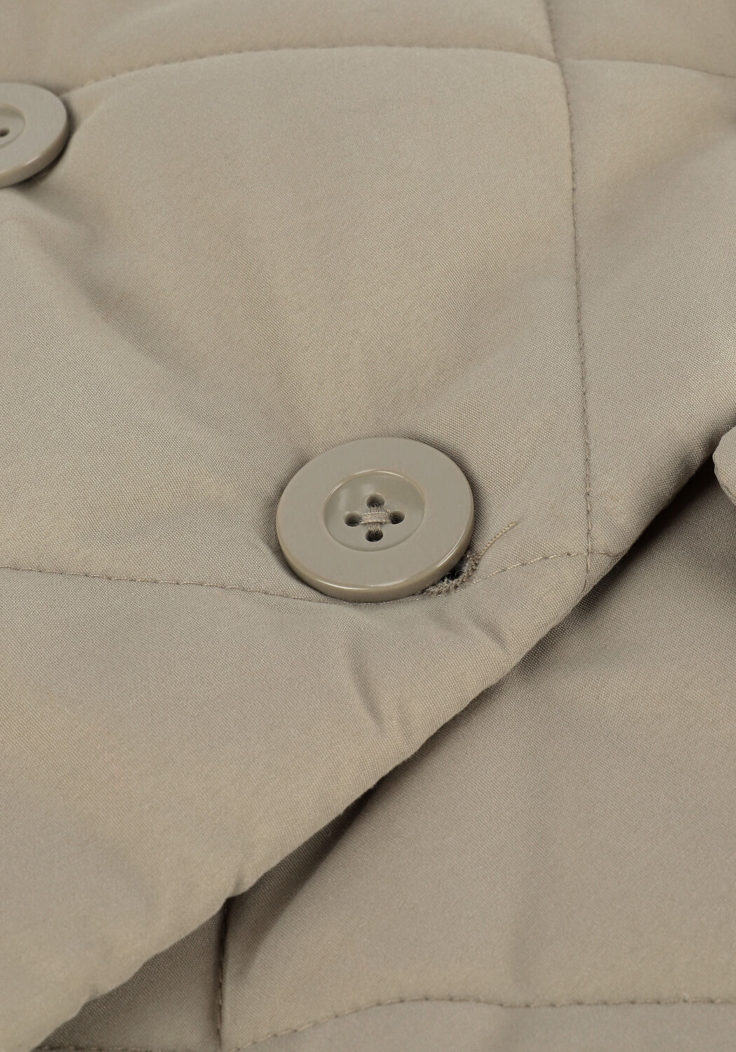 Beige NA-KD Gewatteerde jas QUILTED COAT - large