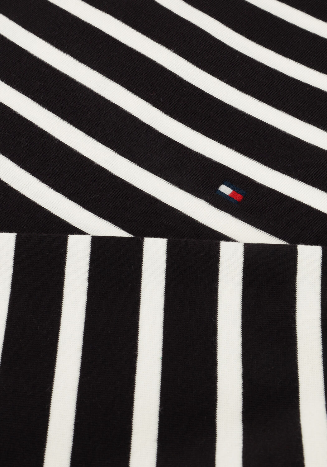 Zwarte TOMMY HILFIGER Top SLIM CODY BOAT-NK 3/4SLV - large