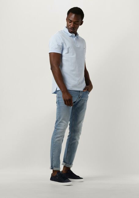 Lichtblauwe TOMMY HILFIGER Polo 1985 SLIM POLO - large