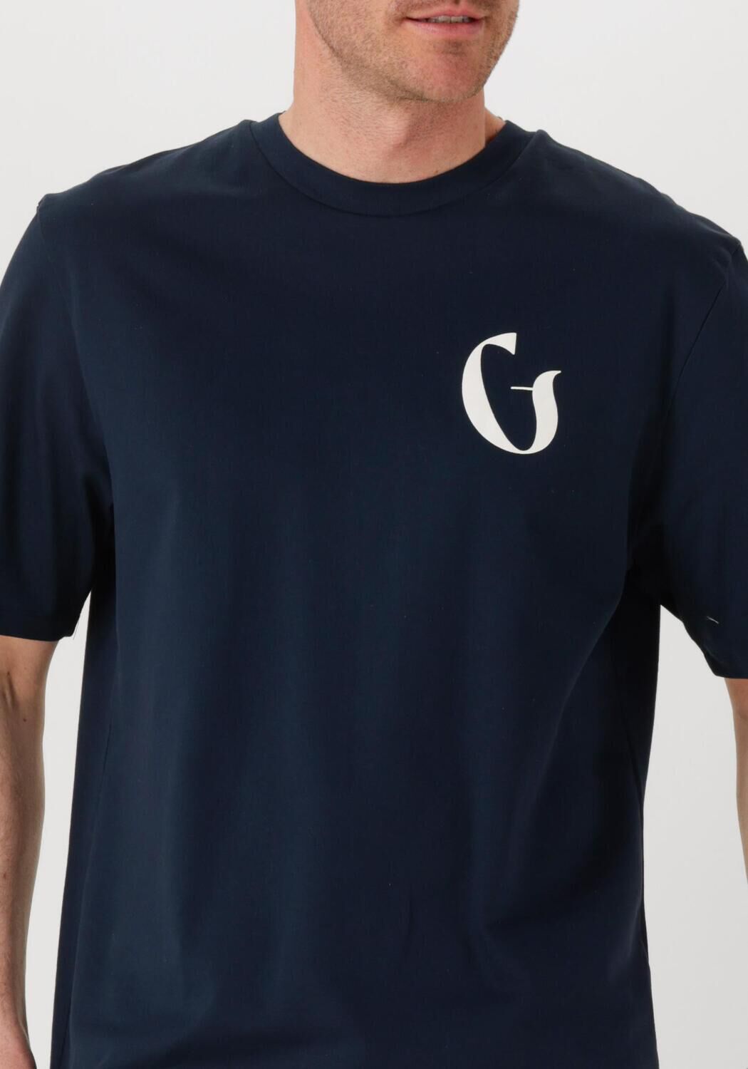 THE GOODPEOPLE Heren Polo's & T-shirts Ton Donkerblauw
