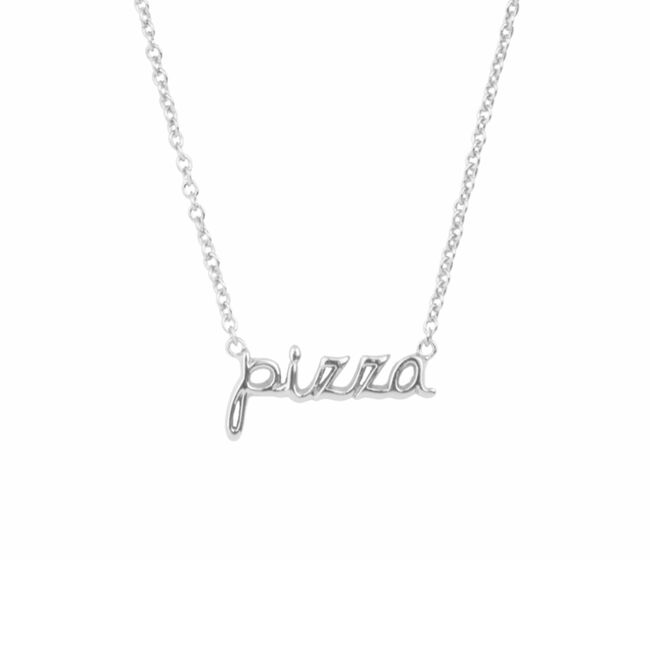 Zilveren ATLITW STUDIO Kettingen URBAN NECKLACE PIZZA Zilveren ATLITW STUDIO Kettingen URBAN NECKLACE PIZZA - large