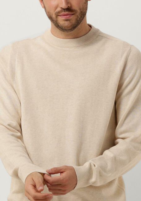 Beige ANERKJENDT Trui AKSAIL COTTON SILK KNIT - large