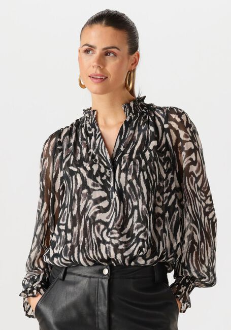 Witte NEO NOIR Blouses LEIA ABSTRACT LEO BLOUSE - large