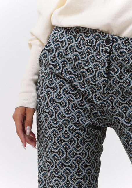 Blauwe DEA KUDIBAL Flared broek EMMA (P) - FLARED PANTS - large