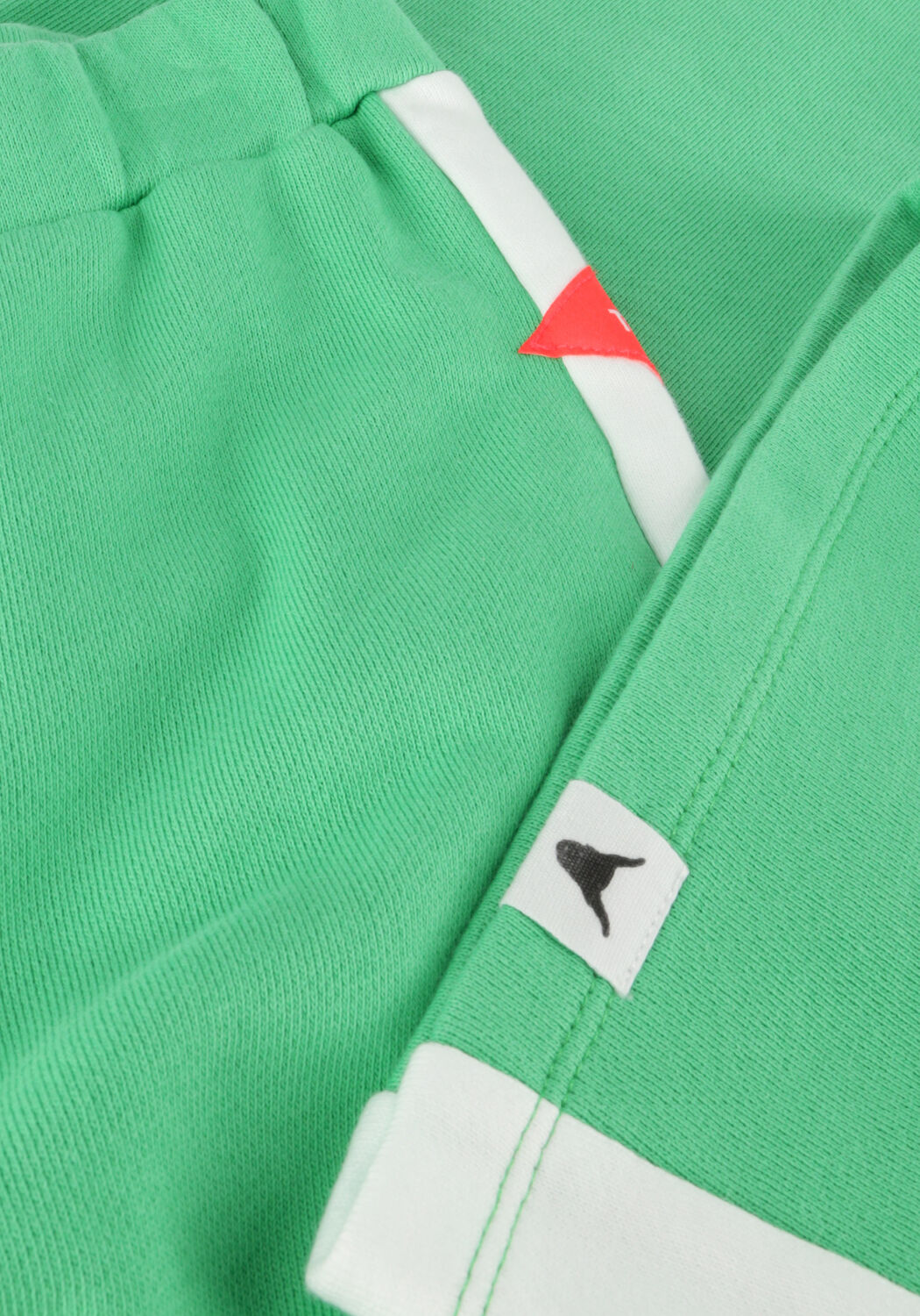 Groene ALIX MINI Joggingbroek KNITTED WIDE LEG SWEAT PANTS - large