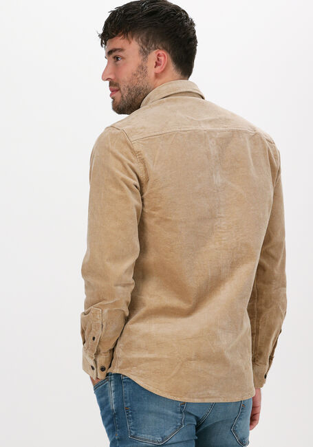 Beige ANERKJENDT Casual overhemd AKKONRAD CORD SHIRT - large