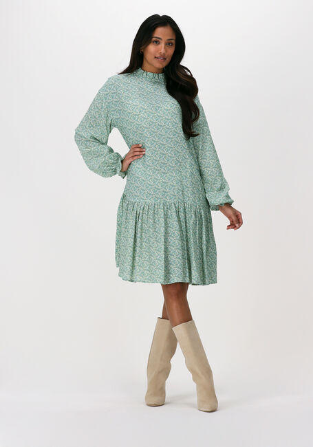 Groene NA-KD Mini jurk FRILL DETAIL MINI DRESS - large