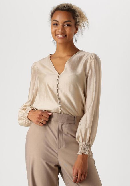 Beige MSCH COPENHAGEN Blouses MSCHIBINA ROMINA SHIRT - large