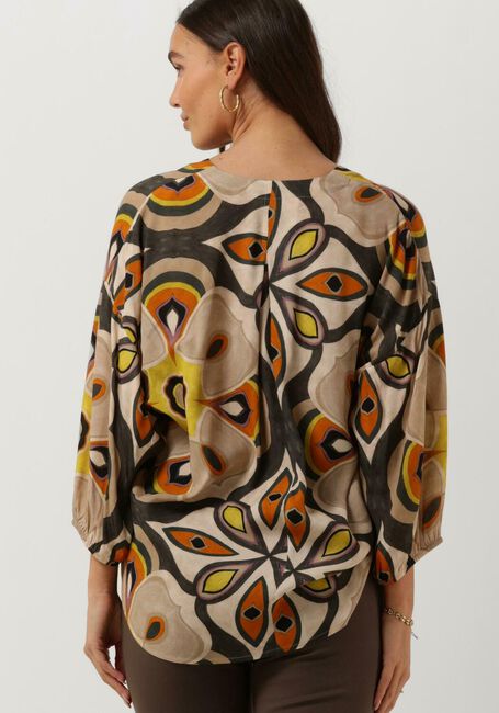 Multi SUMMUM Blouses TOP V NECK BOLD FLOWER - large