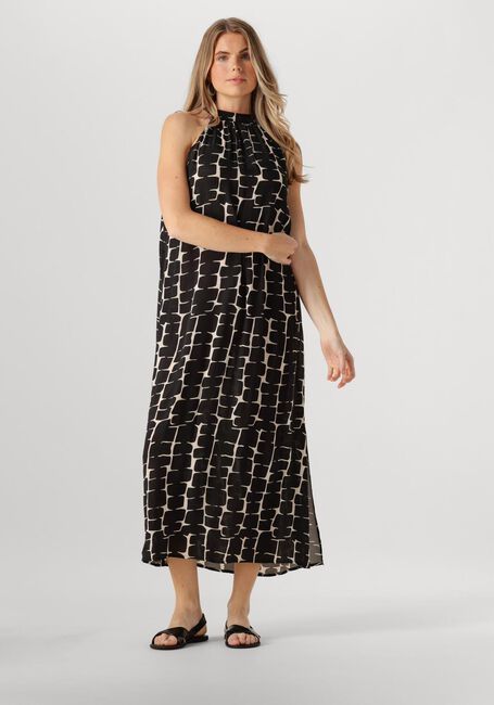 Zwarte NUKUS Maxi jurk ANGELA DRESS NORA - large