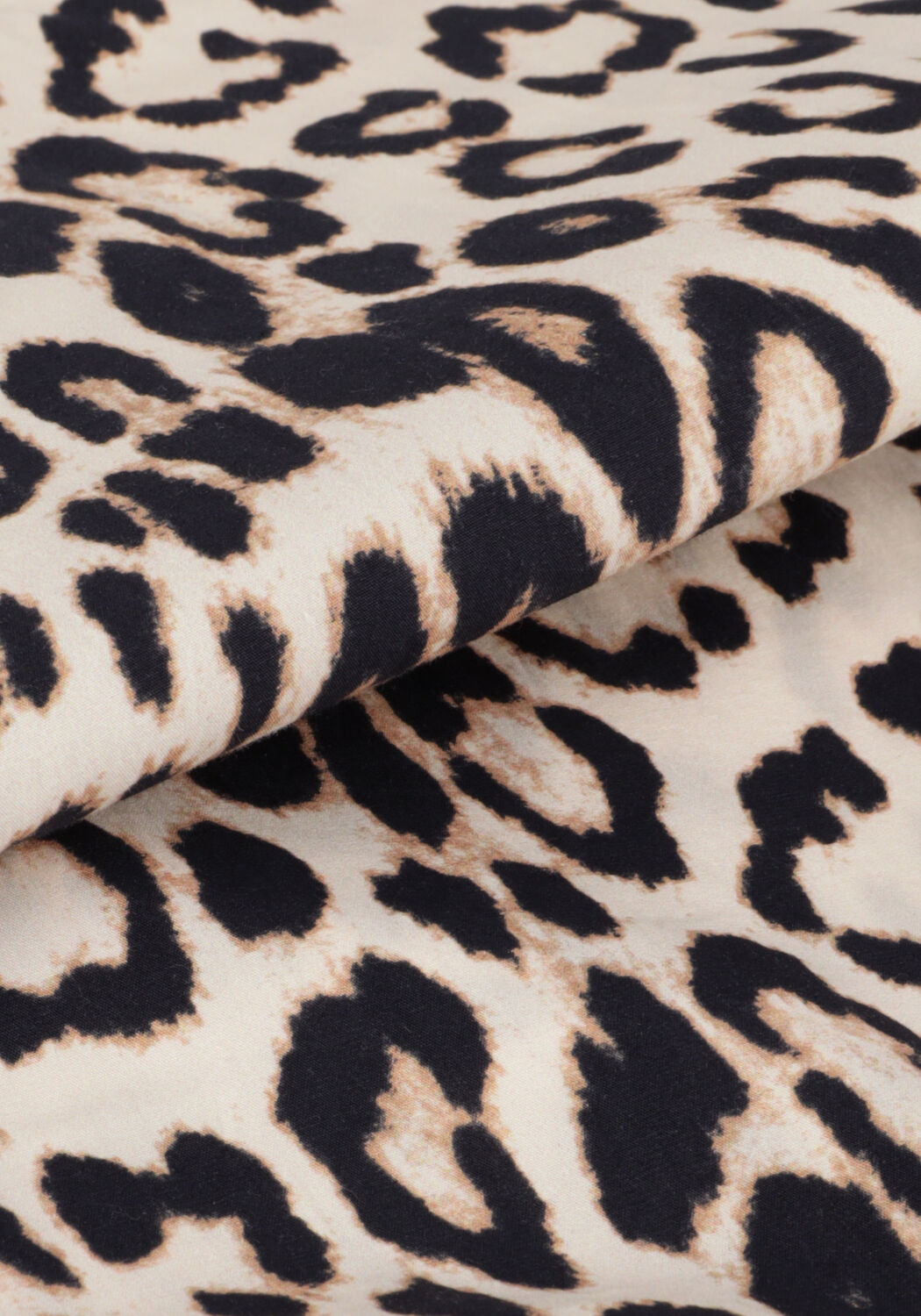 Bruine ALIX THE LABEL Mini jurk LADIES WOVEN LEOPARD CRISPY BABYDOLL DRESS - large