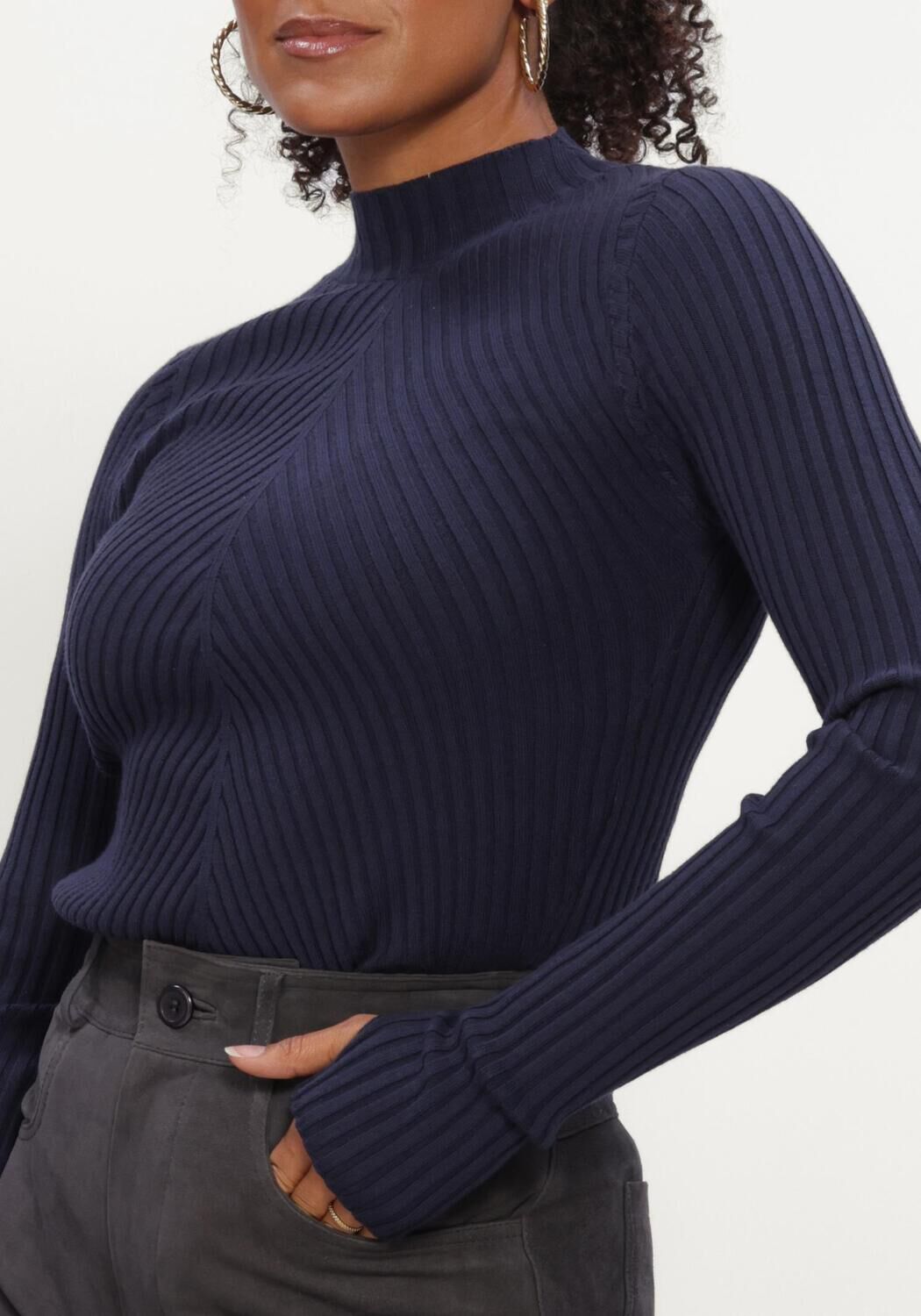 Donkerblauwe IBANA Trui KINZY - large
