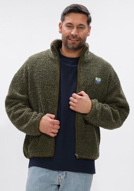 Groene AMERICAN VINTAGE Vest HOKTOWN ZIP - large