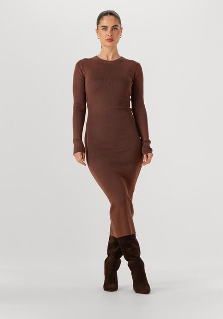 Bruine SILVIAN HEACH Maxi jurk MIDI DRESS SZABO - large