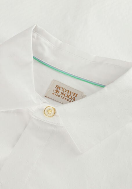Witte SCOTCH & SODA Klassiek overhemd SLIM FIT-LONG SLEEVE DRESSED SHIRT - large
